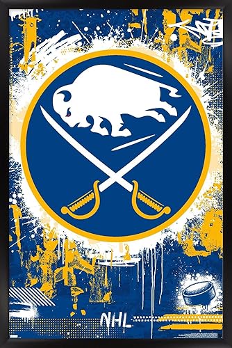 Trends International NHL Buffalo Sabres - Póster de pared con logotipo Maximalist 23