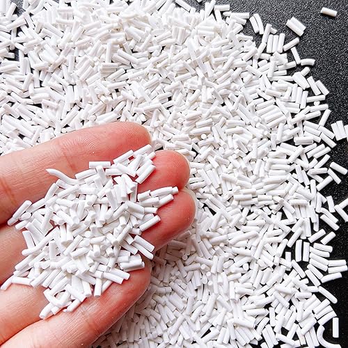 Miniatura 10 de EHOPE Gránulos falsos de resina de 1.76 oz, chispas de caramelo falso, gránulos de arcilla de polímero, rebanadas de arcilla polimérica para arte de