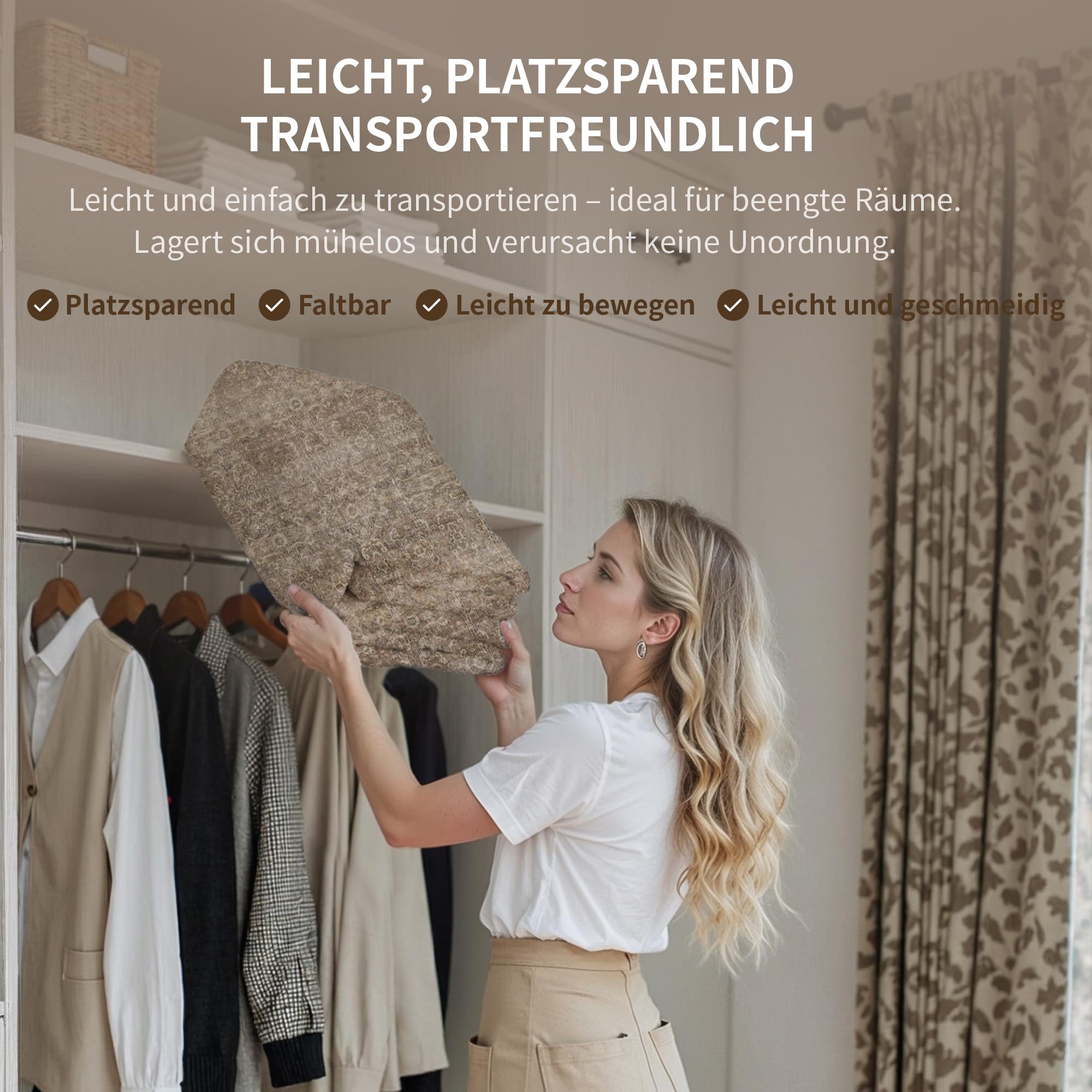 PureCozy Teppich Wohnzimmer 200x300cm Waschbarer Vintage Braun Tepich | Wohnzimmerteppich,Kurzflor Rutschfest,Weich Groß XXL Carpet,Leicht,Schlafzimmer, Esszimmer,Büro