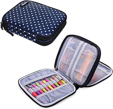 Crochet Hook Case for Various Crochet Needles and Accessories