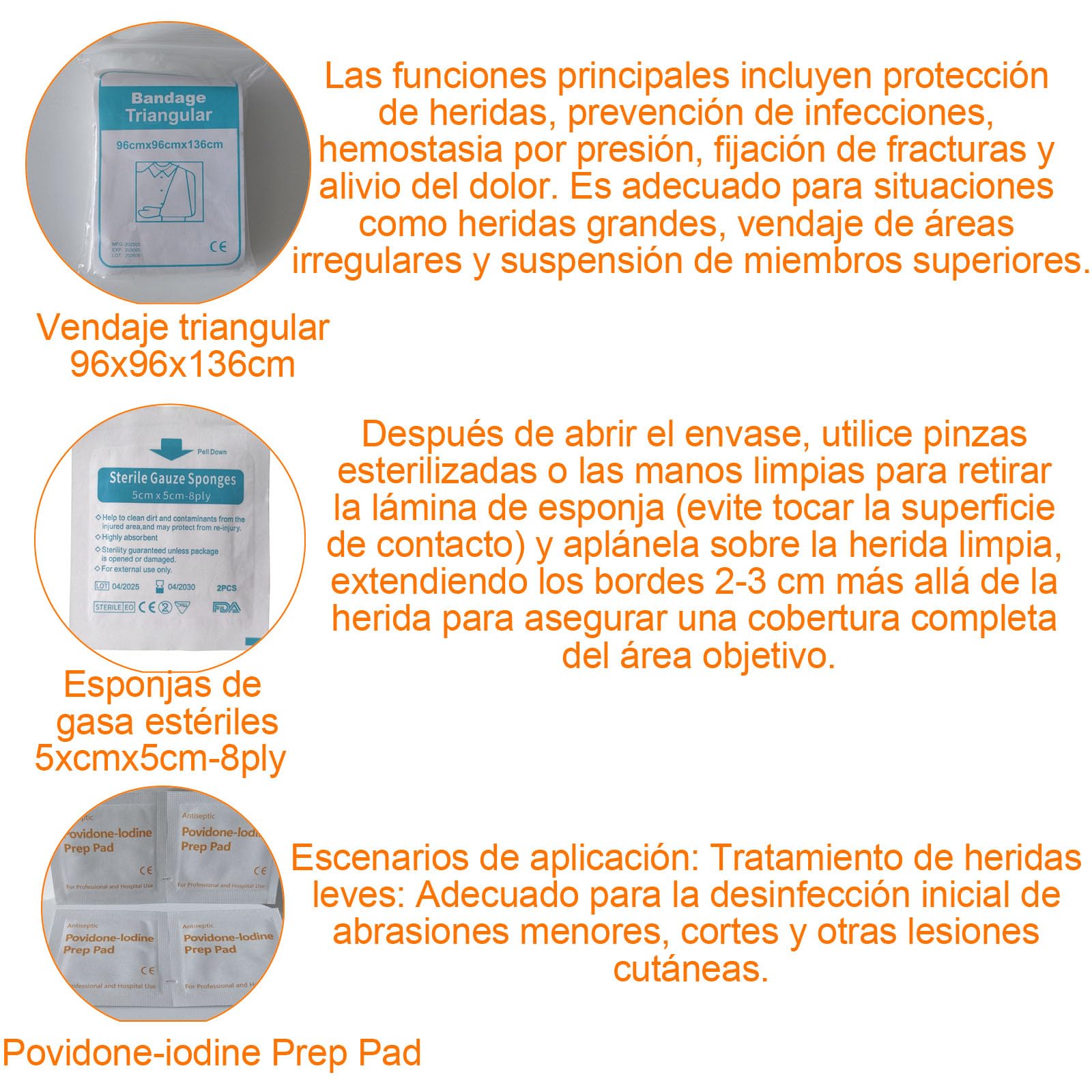Botiquín de Primeros Auxilios 80 Piezas Mini Kit para Coche Moto Viaje Hogar