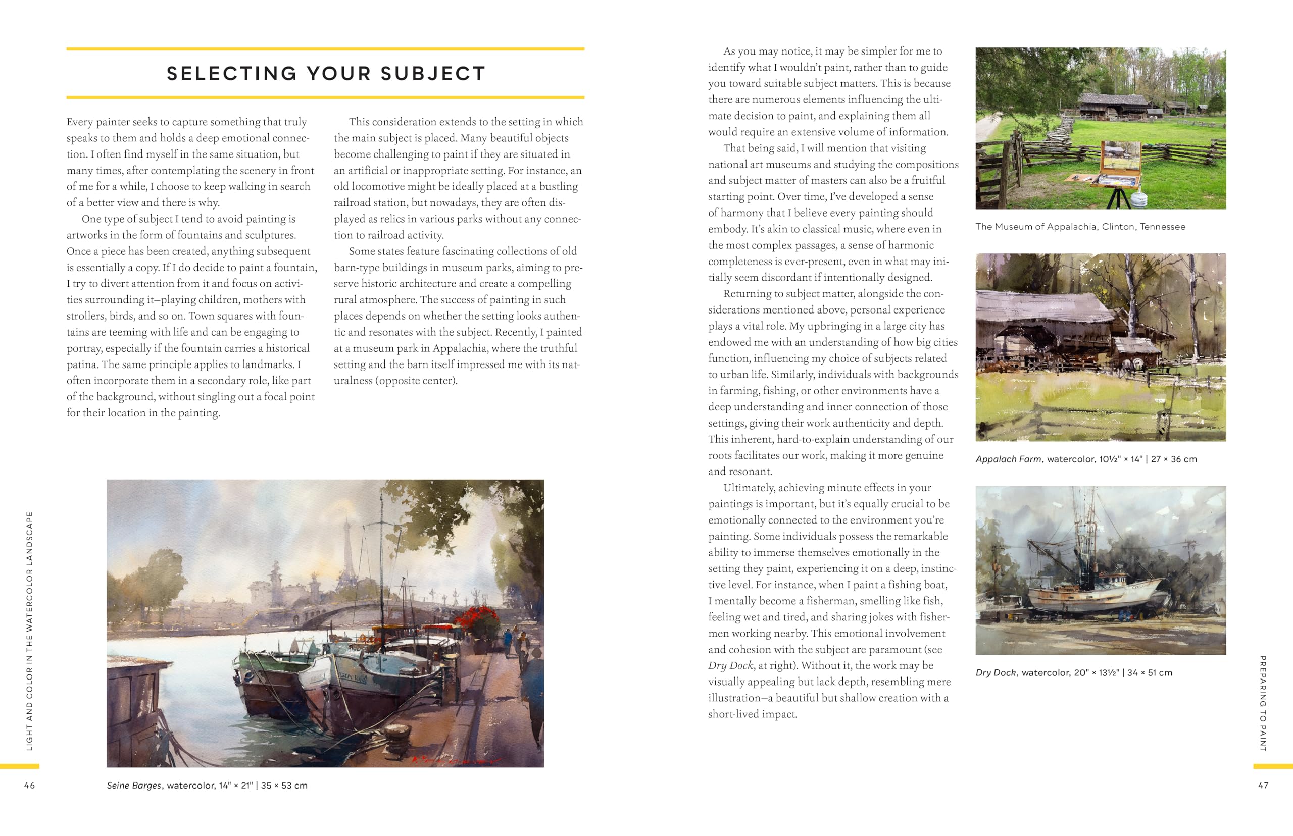 Light and Color in the Watercolor Landscape: Essential Principles and Techniques (For Artists)