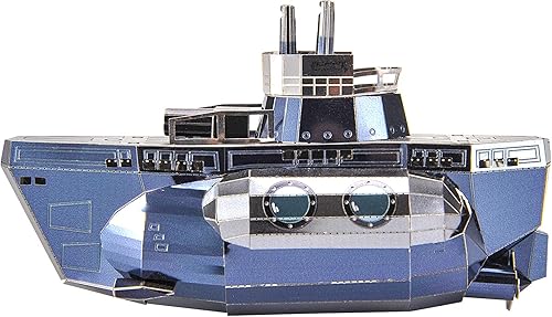 Miniatura 2 de Microworld Rompecabezas de metal 3D kits de construcción de modelos de submarinos rompecabezas 3D para adultos rompecabezas de bricolaje juguetes de