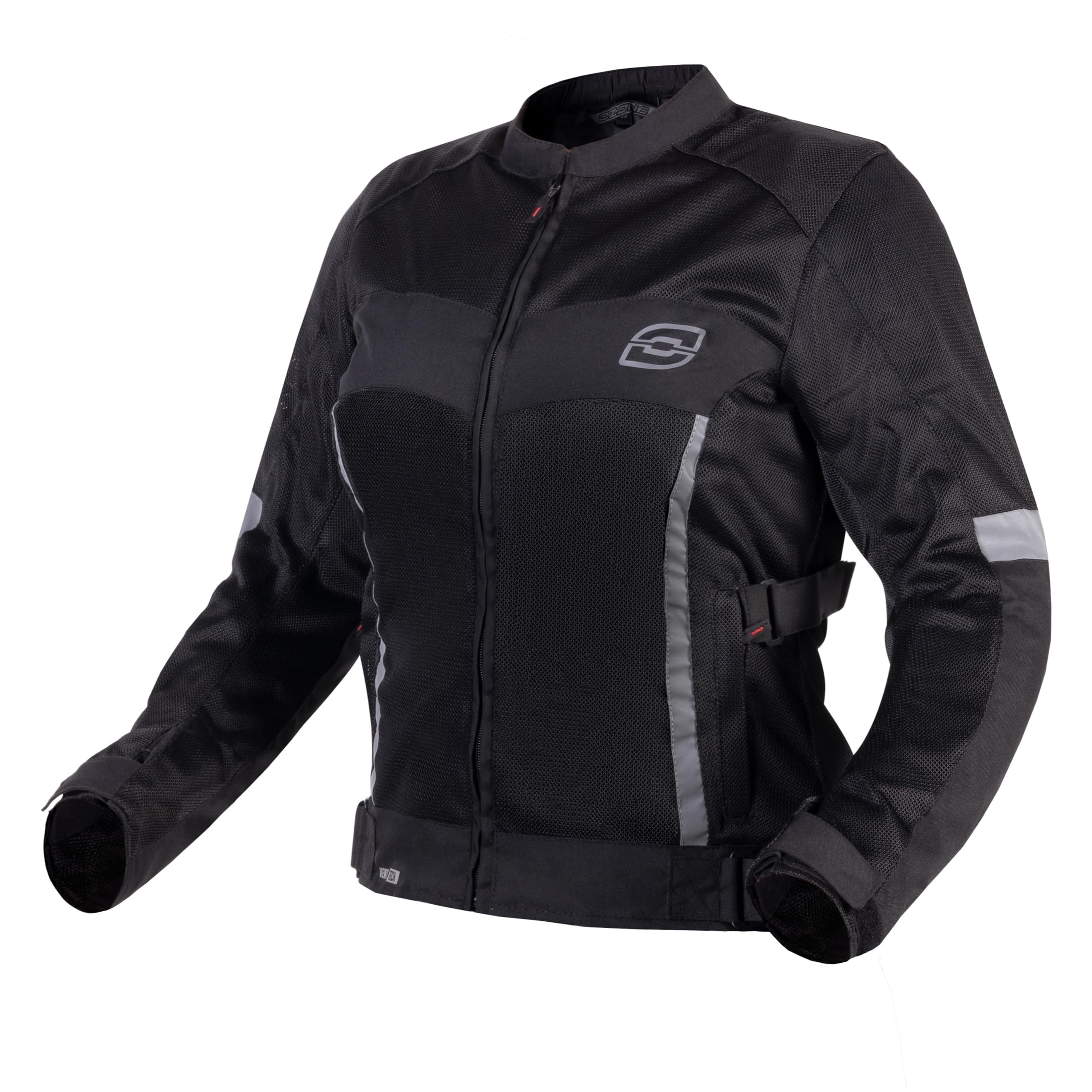 OZONE MOTO Dart Lady Veste de Moto Femme | Textile | Protecteurs Coudes et Épaules | Panneaux de Ventilation en Maille | Éléments Réfléchissants | Tailles jusqu'à 10XL