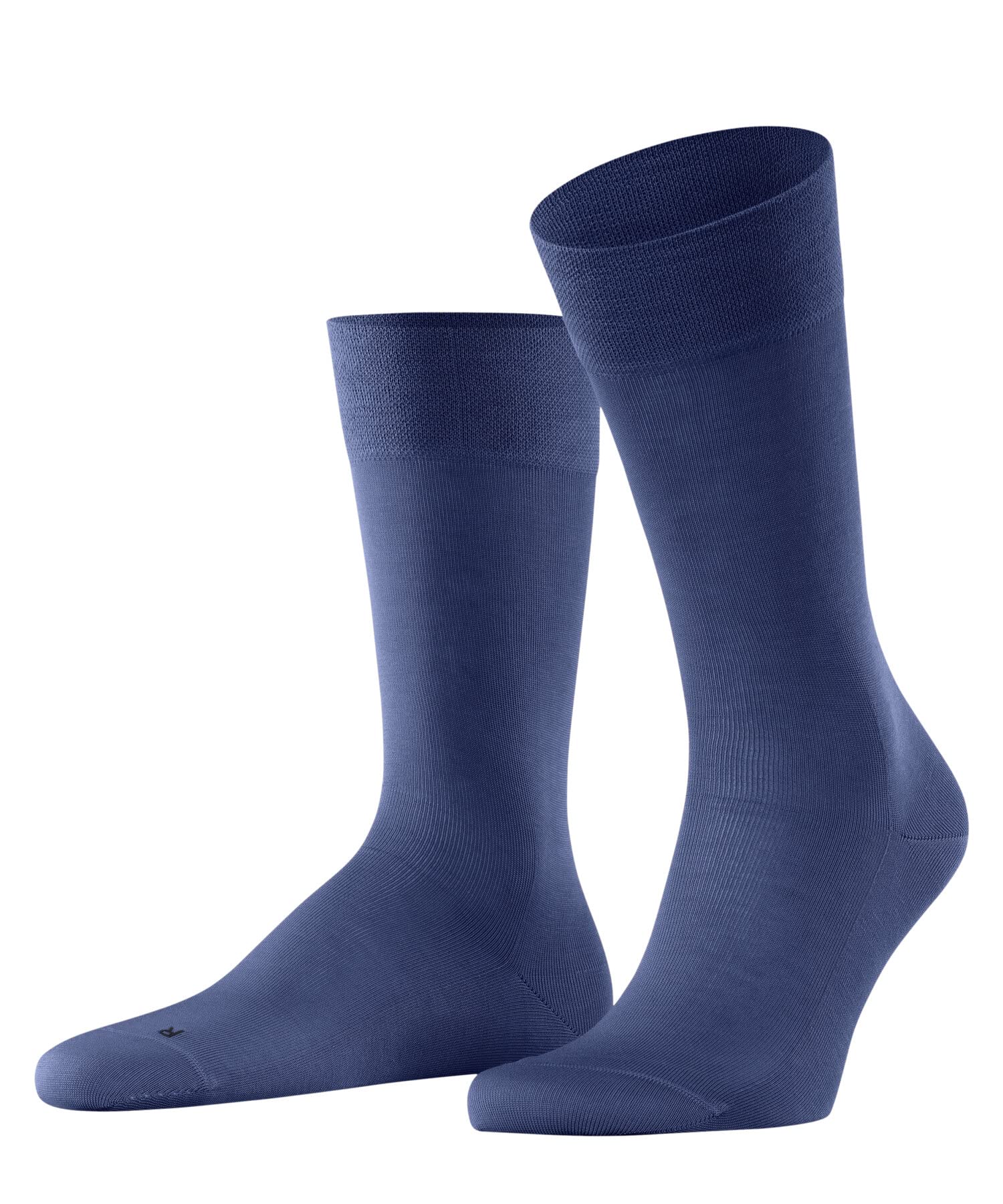 Falke Men's Blue Sapphire 6055 Sensitive Malaga M So Cotton With Soft Tops 1 Pair Socks, 8.5-11