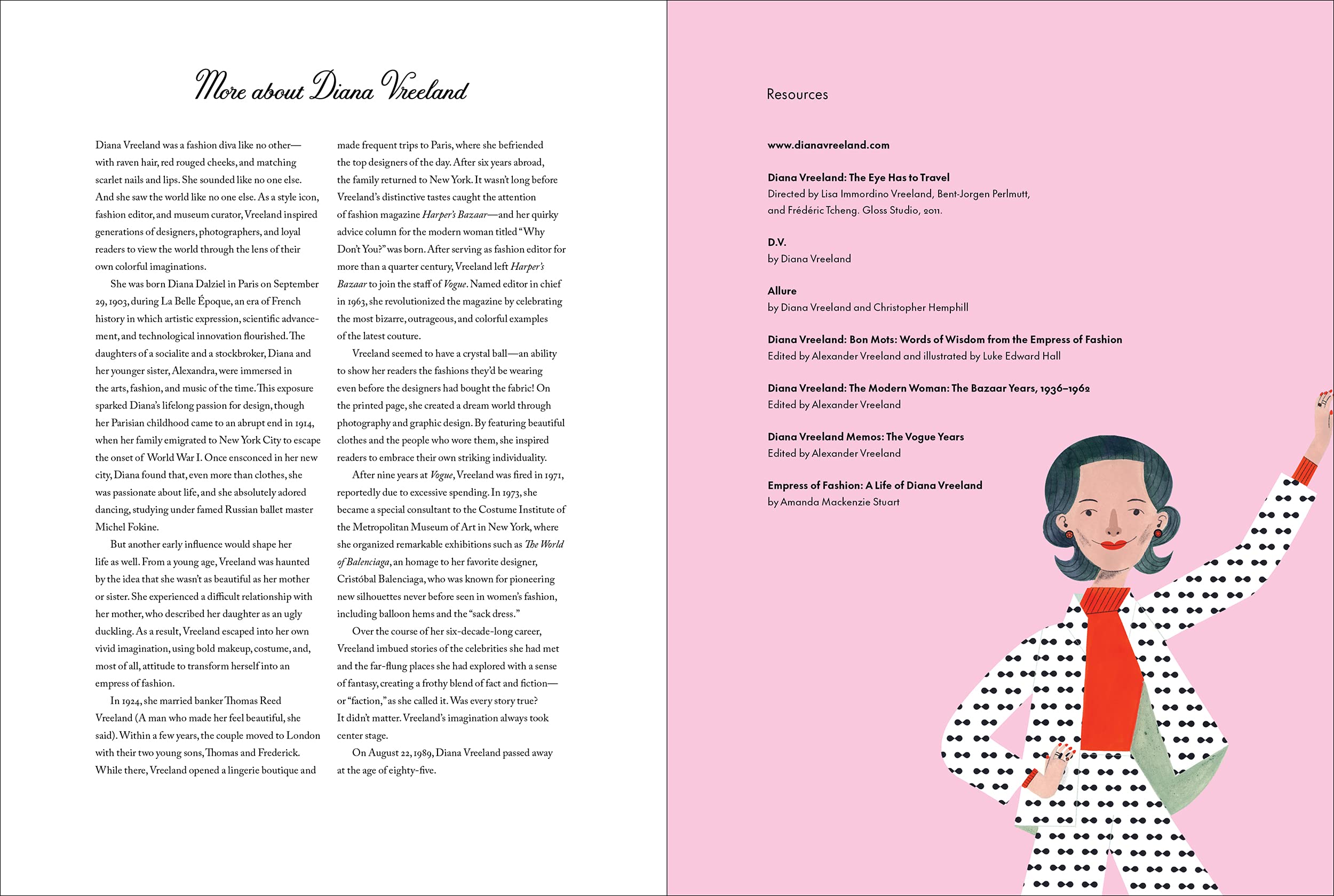 Violet Velvet Mittens with Everything: The Fabulous Life of Diana Vreeland