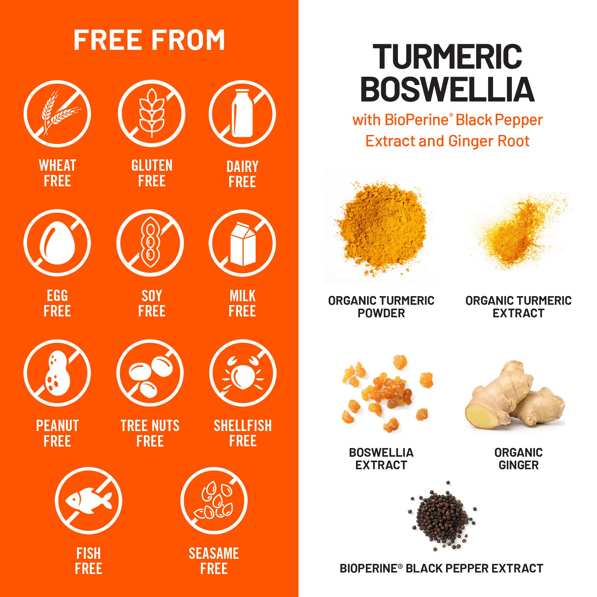 NatureWise Turmeric Boswellia Supplement 900mg with BioPerine, 60 Capsules — Amazon image 7
