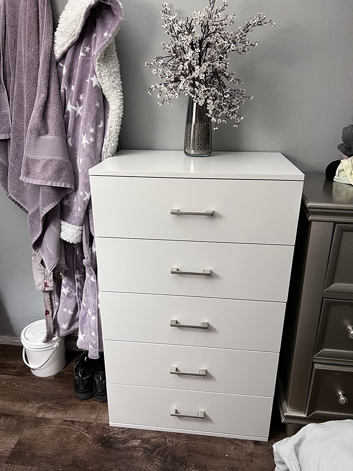 $27/mo - Finance TTVIEW 5 Drawer Dresser Chest, Freestanding Dresser ...