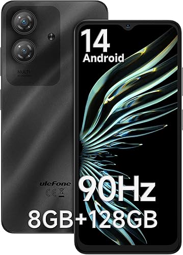 Ulefone Note 16 Pro teléfonos desbloqueados, hasta 16+512 GB, cámara trasera de 50 MP, cámara frontal de 8 MP, pantalla de 6.52 pulgadas, 4400 mAh,