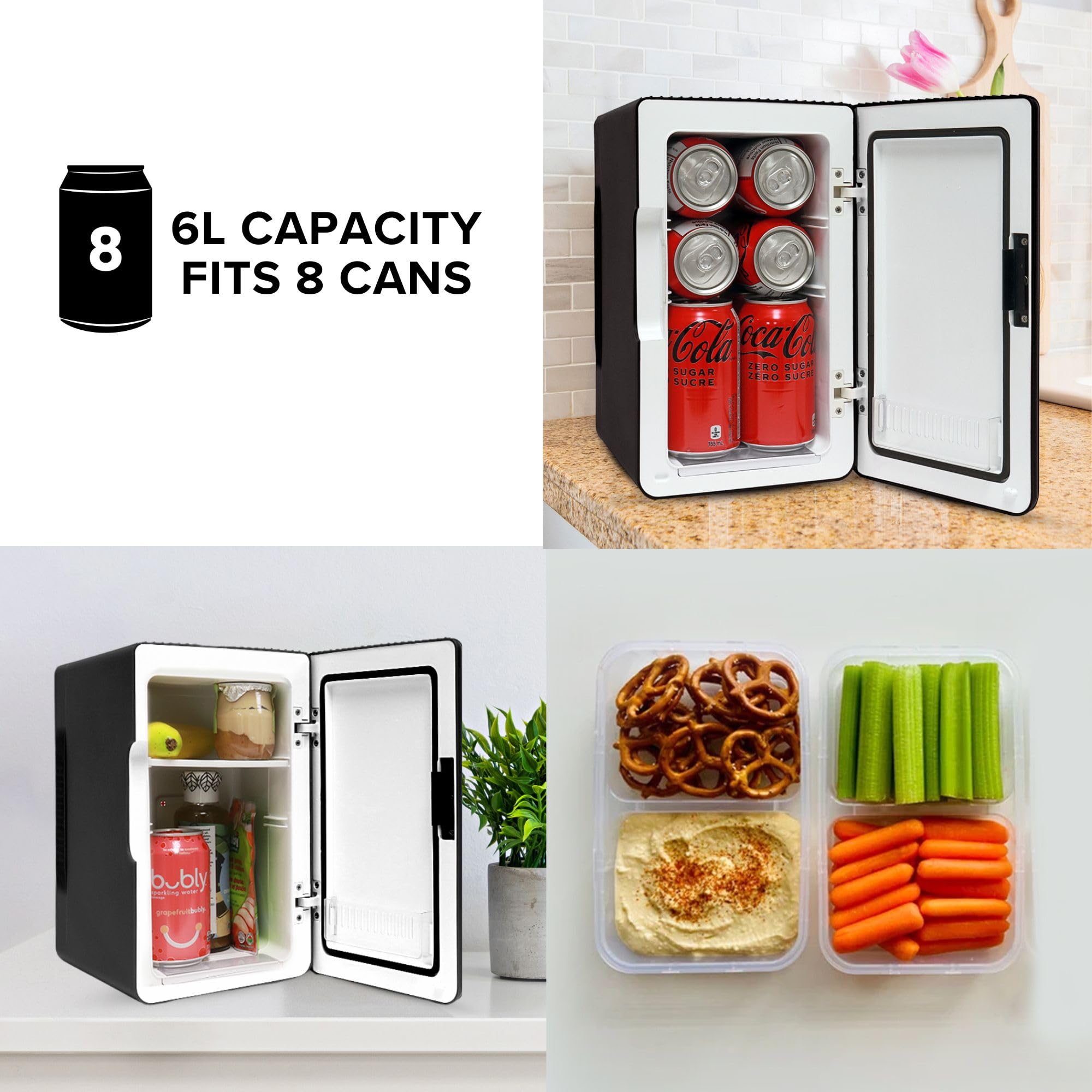Rivoletto Retro Mini Refrigeratore 6L Black - Dettaglio