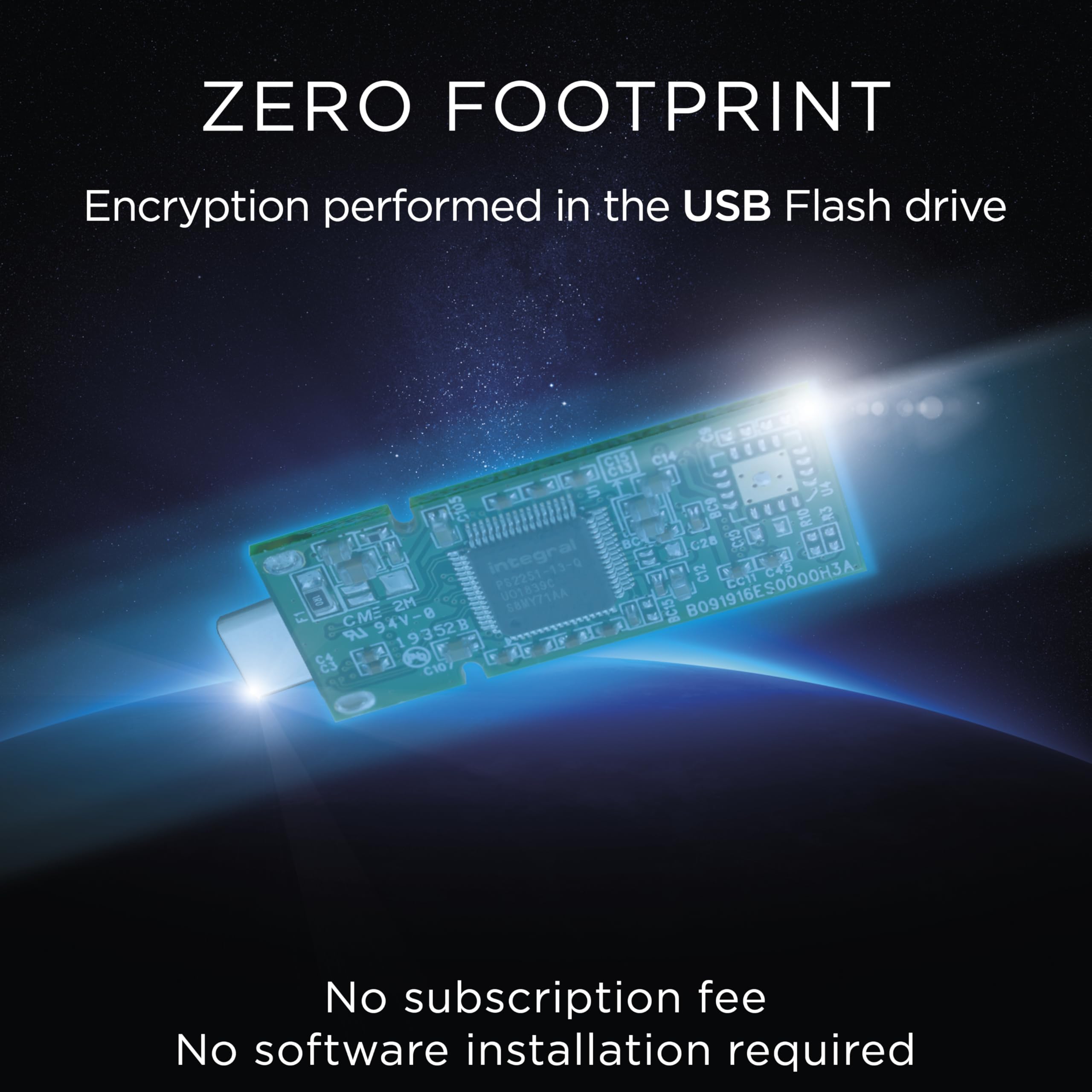 Integral Secure 360-C 16GB Software Encrypted USB Flash Drive - USB-C Connector - 256-bit AES encryption - Compatible with Mac, MacBook, PC, laptop — view 6