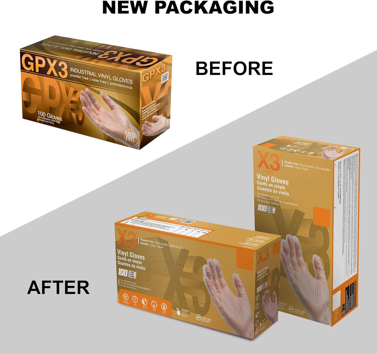 Crаzу Dеаlѕ X3 Clear Vinyl Industrial Gloves, Case of 1000, 3 Mil, Size X-Large, Latex Free, Powder Free, Disposable, Food Safe, GPX348100 Tор Brаndѕ X3 Clear Vinyl Industrial Gloves, Case of 1000, 3 Mil, Size X-Large, Latex Free, Powder Free, Disposable, Food Safe, GPX348100