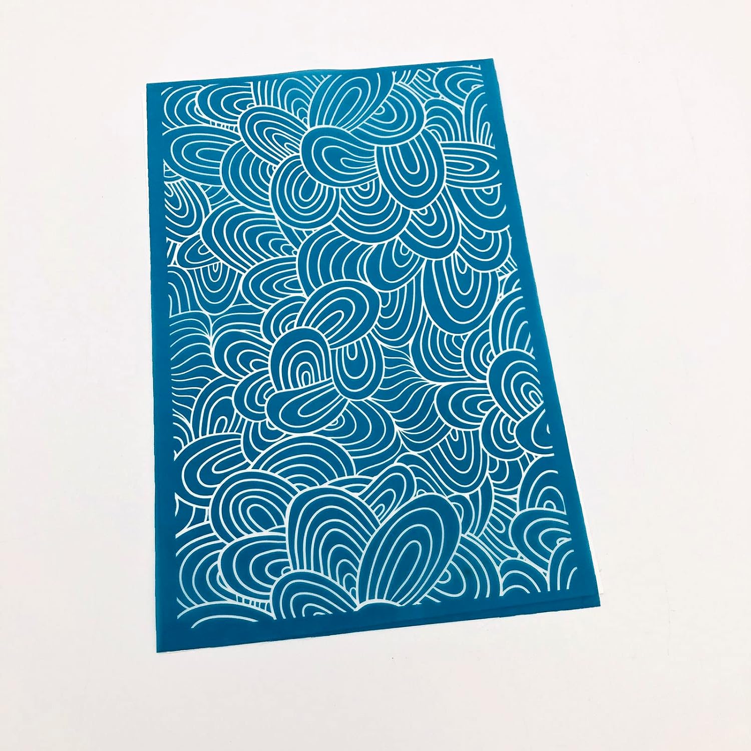 Washable Silkscreen Print Kit Reusable Silk Screen Stencils Transfer Mesh-Stencil for Painting On Clay Jewelry Decor Silk Screen Stencil Transfer Reusable-Silkscreen Print Kit