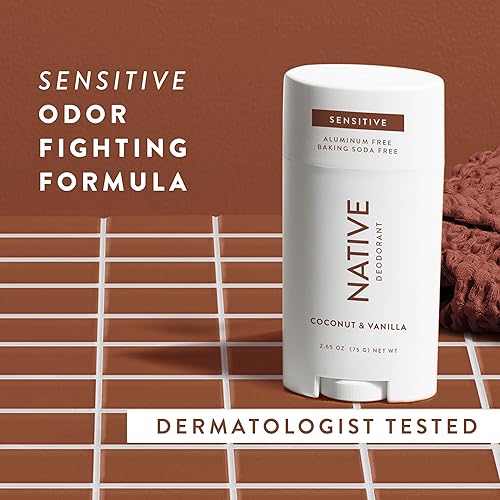 Miniatura 7 de Native Sensitive Deodorant Contains Naturally Derived Ingredients, 72 Hour Odor Control Deodorant for Women & Men, Aluminum Free with Baking Soda