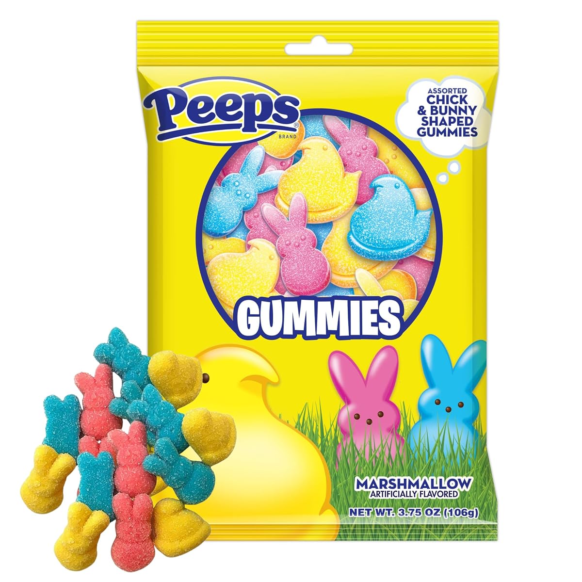 Peeps Lollipop Rings And Gummies, Pack Of 3