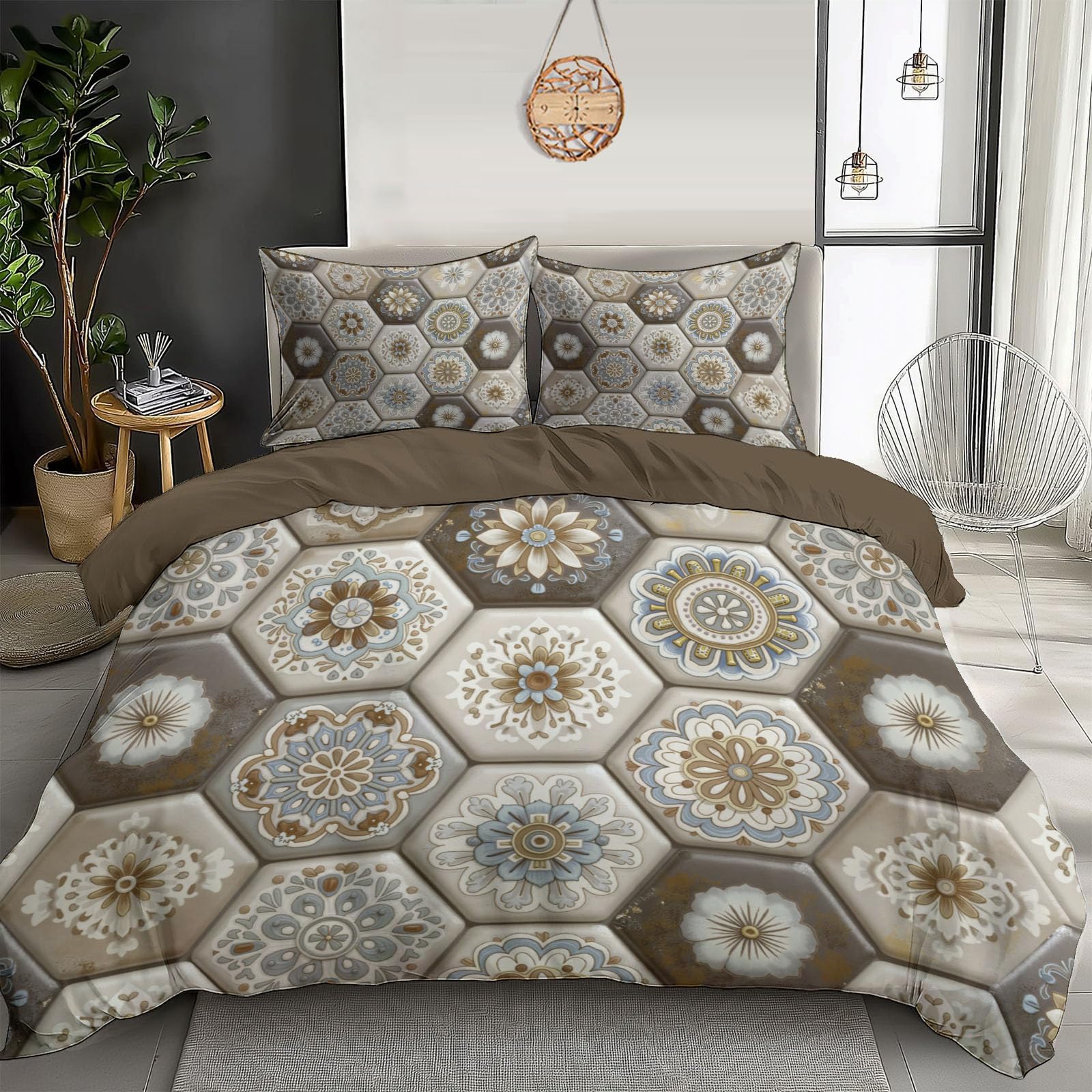 Housse de couette 140x200 fermeture éclair parure de lit
