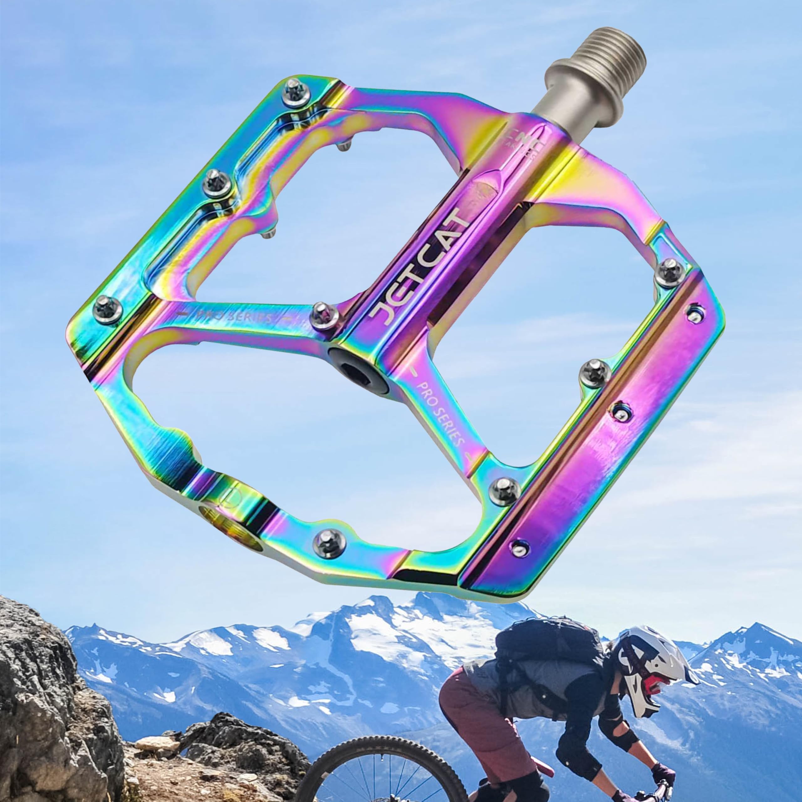 Pedales Planos para Bicicleta de montaña, Pedales Planos MTB, Pedales de Bicicleta, Pedales de Bicicleta de Carretera, Pedales de Bicicleta BMX, MTN, Piezas de Bicicleta de Carretera de Grava