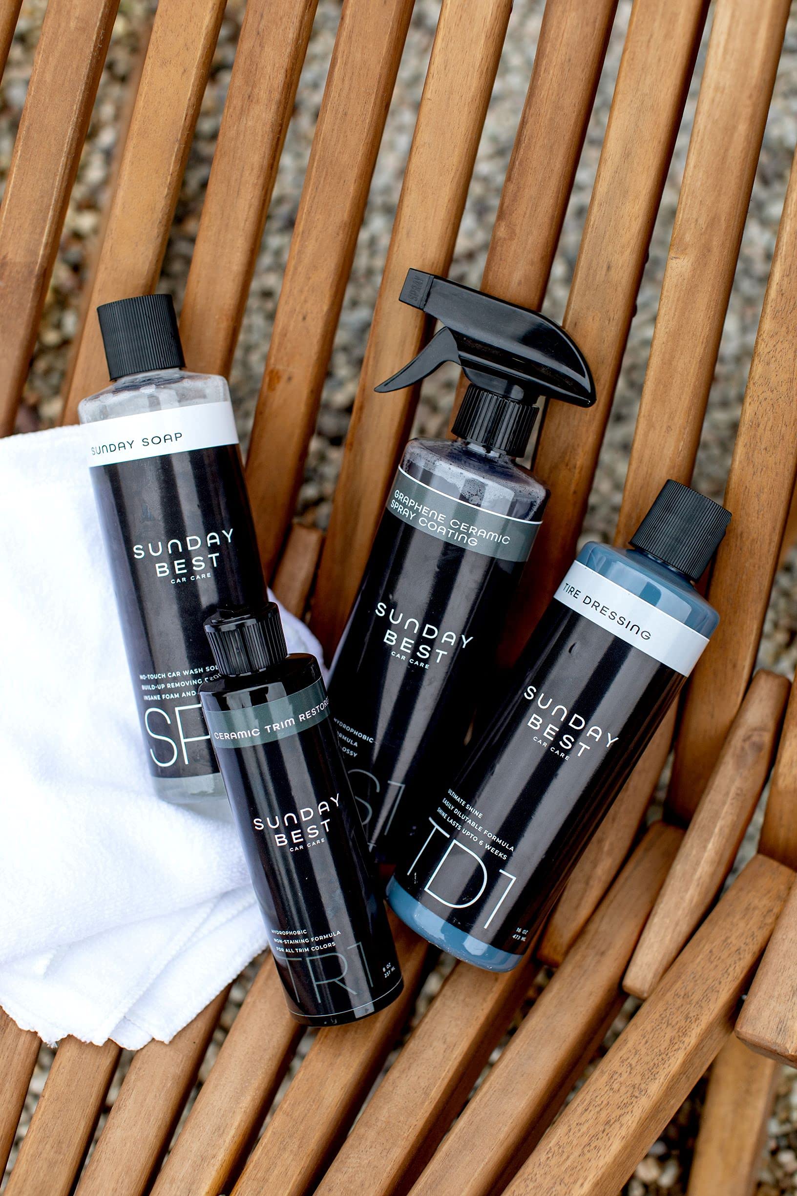 Sunday Best Car Care Ceramic Trim Restorer, Permanent Rubber, Plastic