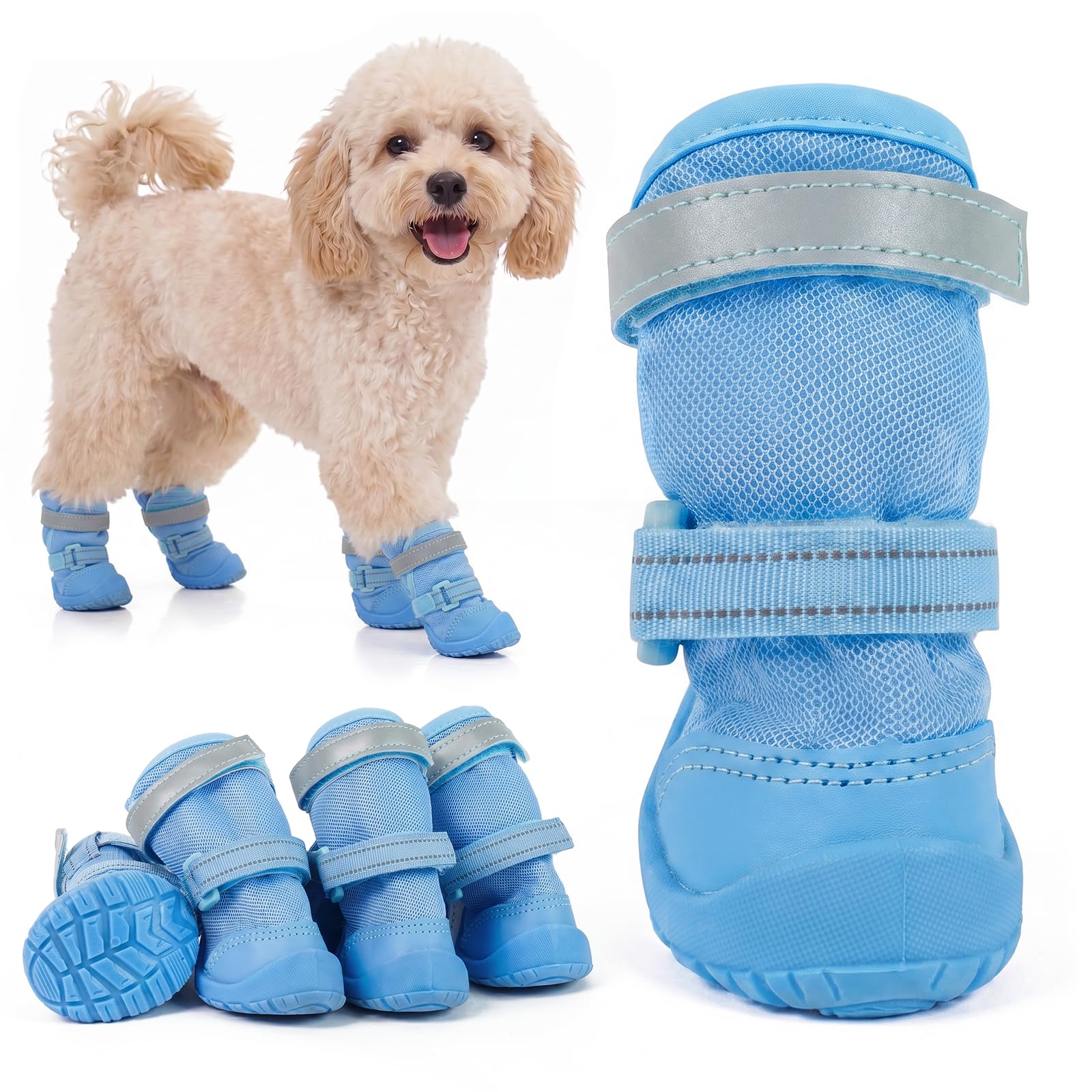 Kuoser Chaussures respirantes pour chien