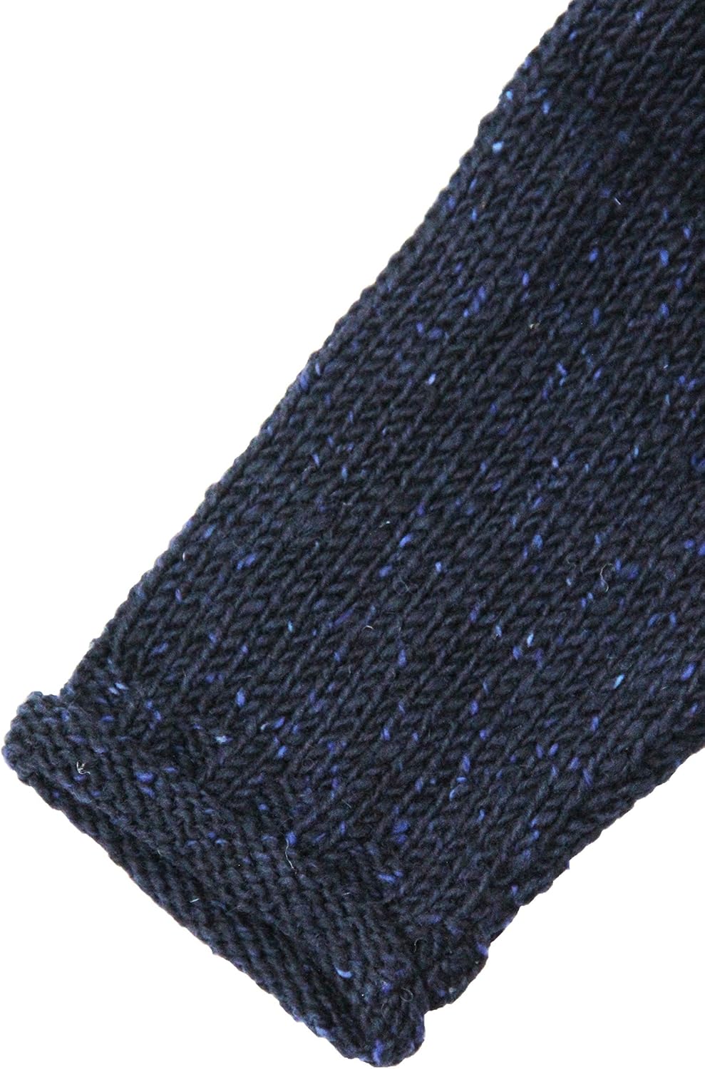 Aran Crafts Men's Irish Cable Knitted Curl Neck Sweater (100% Donegal Wool) - Image 5