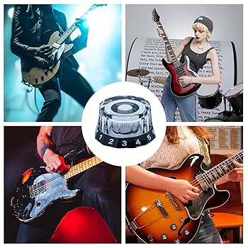 Amazon.co.jp: Strmolt ギターボリュームノブ、ベースギターノブ