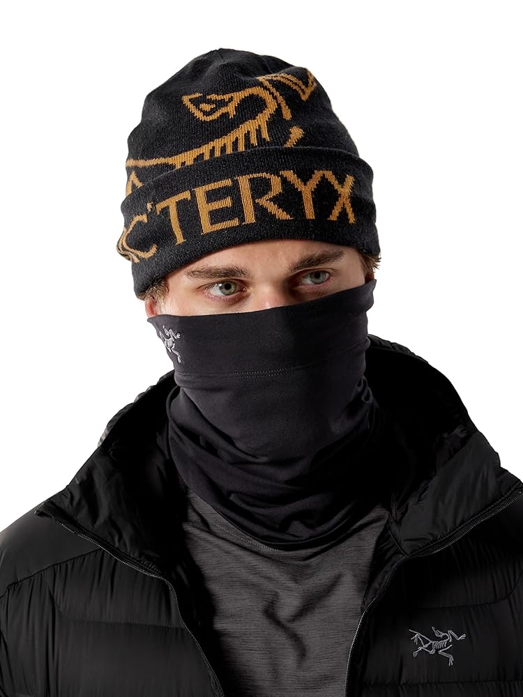 【新品未使用】アークテリクス ロー ネックゲイター ロング　黒　国内正規品 ARC'TERYX [アークテリクス] Rho Lightweight Wool Neck Gaiter