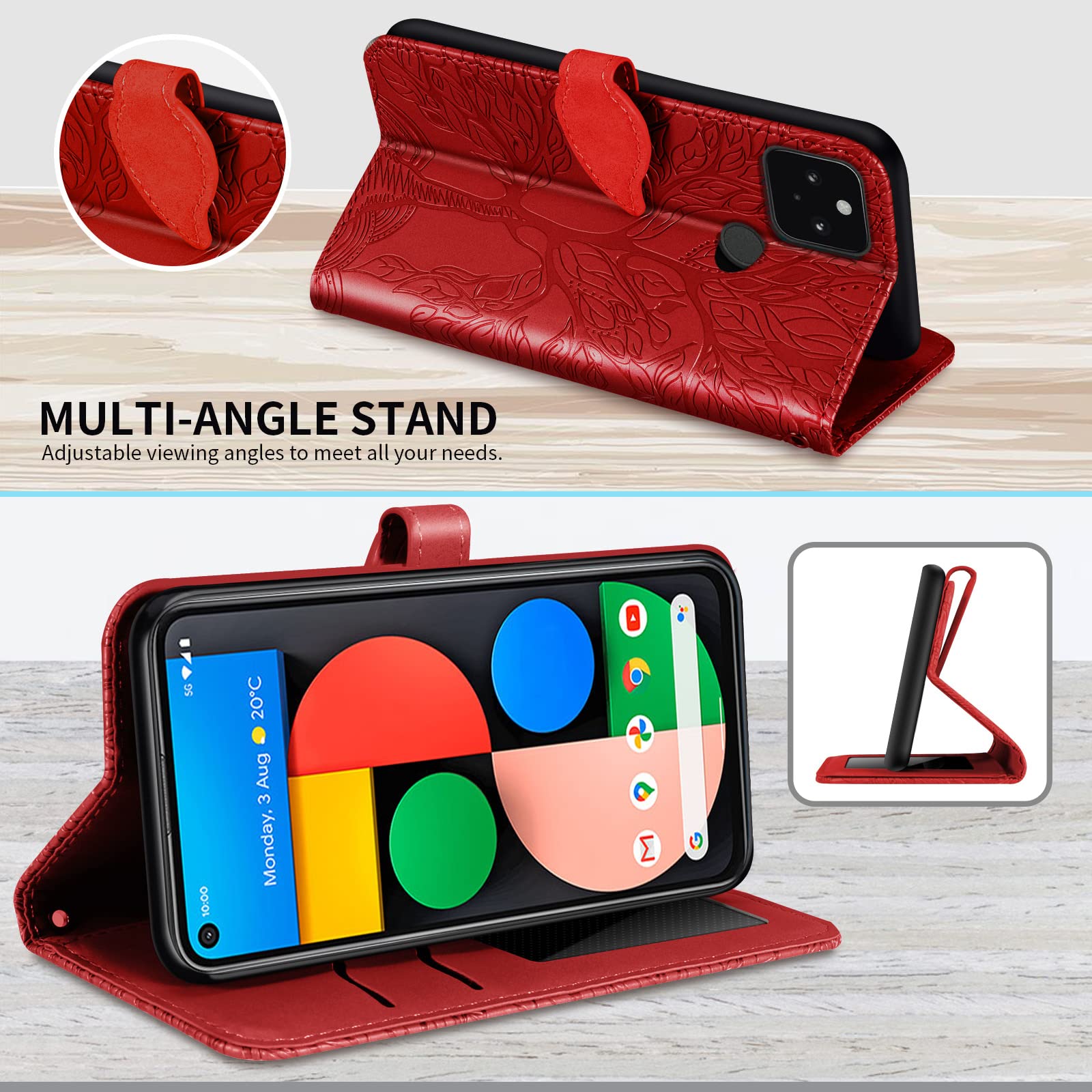 ESONG Cover per Samsung Galaxy Z FLIP 6/FLIP 7 FE Portafoglio Case con Cordino Cinturino e Ring