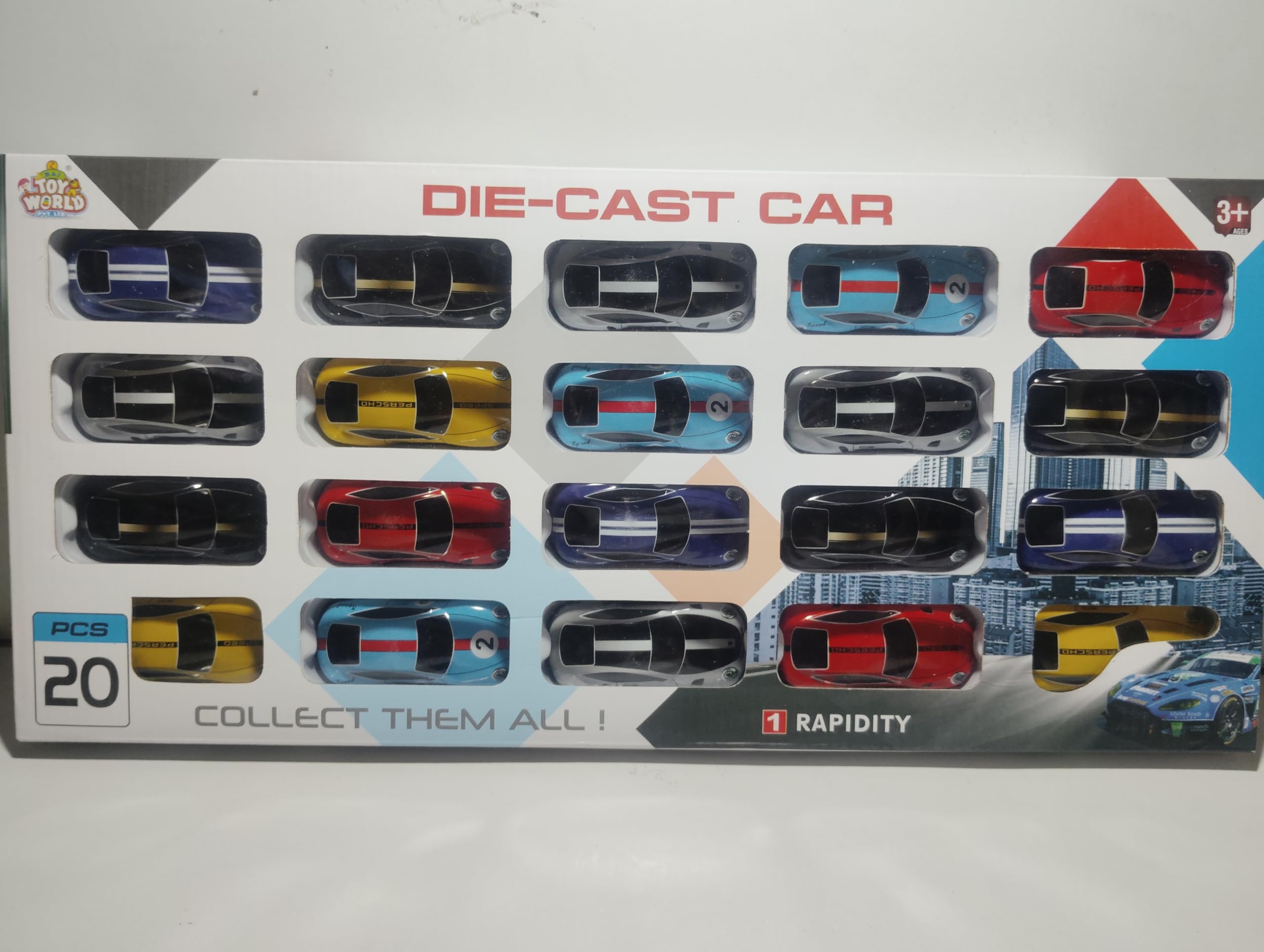 Pack of 20 Mini Pull Back car Toy for Kids Fun Play Game Die-Cast