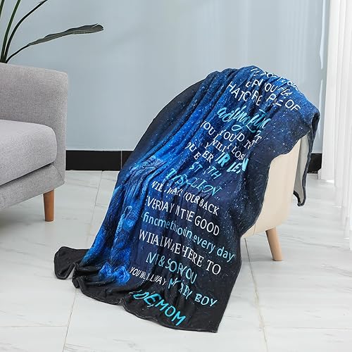 Miniatura 6 de Regalos para hijo de mamá e hijo, manta de león, regalos de cumpleaños para hijo, regalos de graduación para niños, regalos de hijo de Mothday Ideas