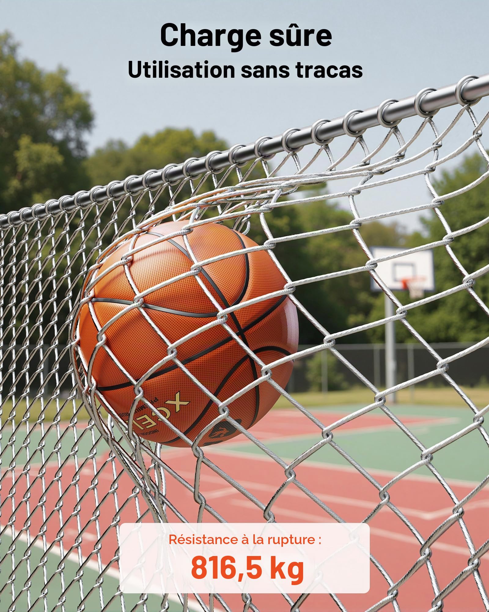 VEVOR Câble Métallique, Câble en Acier T316, Cordes de Remorquage en Acier Inoxydable 316 pour Camion à Remorque à Plat (300m 1x19)