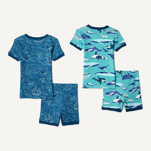 Amazon Essentials Unisex Baby Snug-Fit Cotton Pyjama Sleepwear Sets - 3