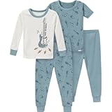 Baby Boys&apos; Toddler Snug Fit 4-Piece Pajama Set