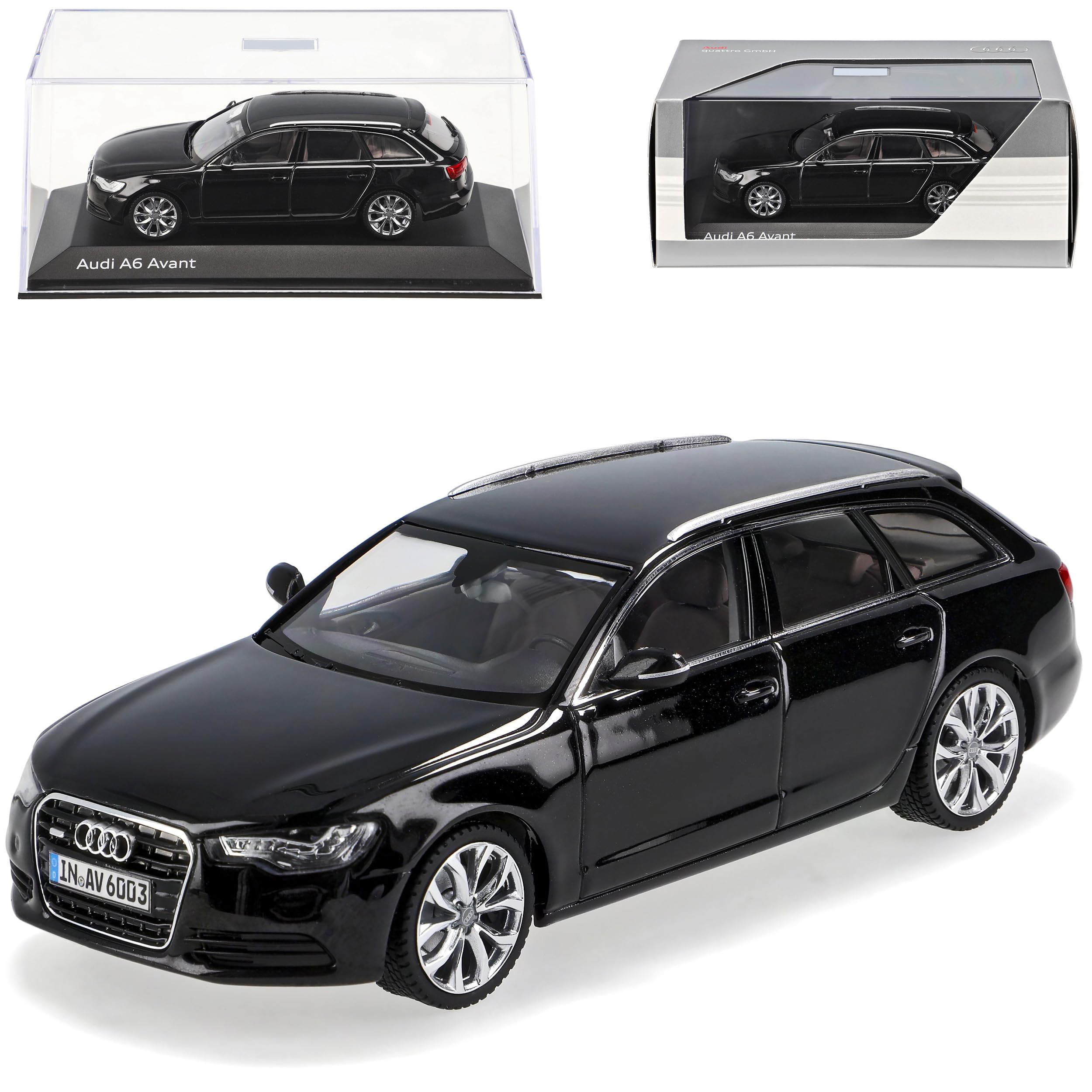 A*u*d*i A6 A 6 C7 C 7 Avant Ab 2011 Phantom Schwarz 1/43 Schuco Modell Auto Modellauto