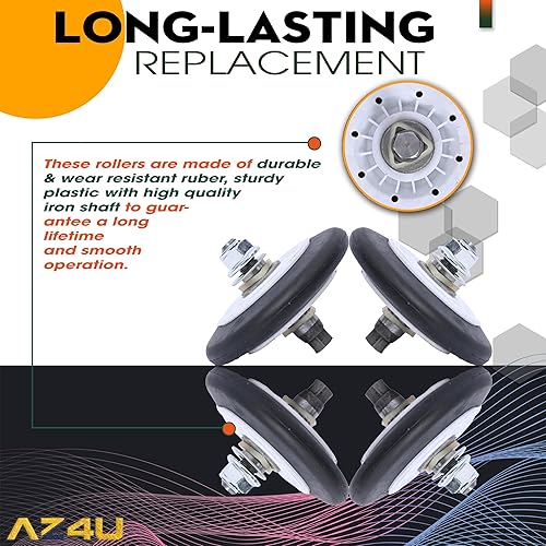 Miniatura 4 de AZ4U Rodillo de tambor de secadora para LG 4581EL2002C 4581EL2002A 4581EL2002H 4581EL2002L 4581EL2002B 4581EL2002D 4581EL2002E 4581EL3001A