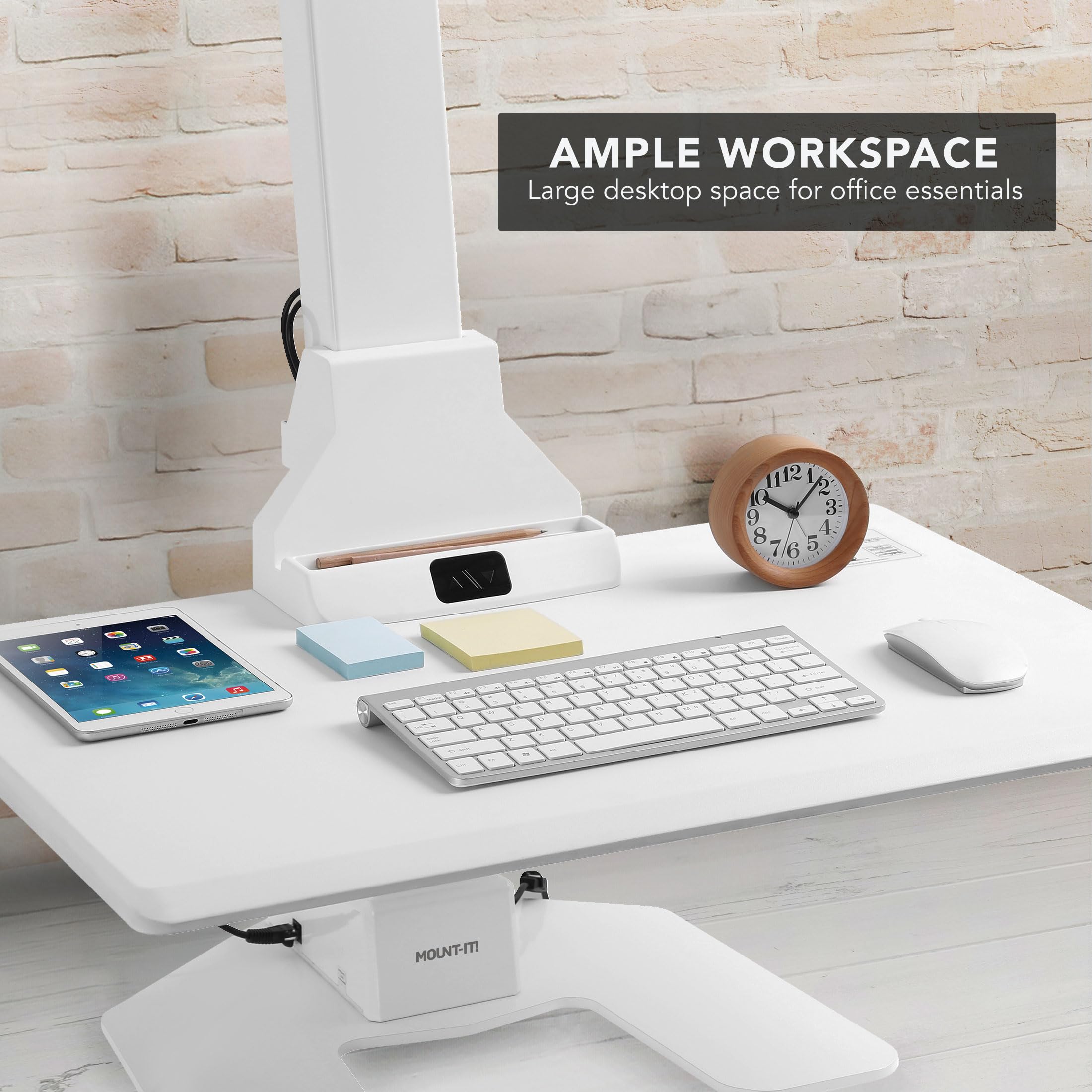 Amazon.com: Mount-It! Triple Monitor Electric Standing Desk