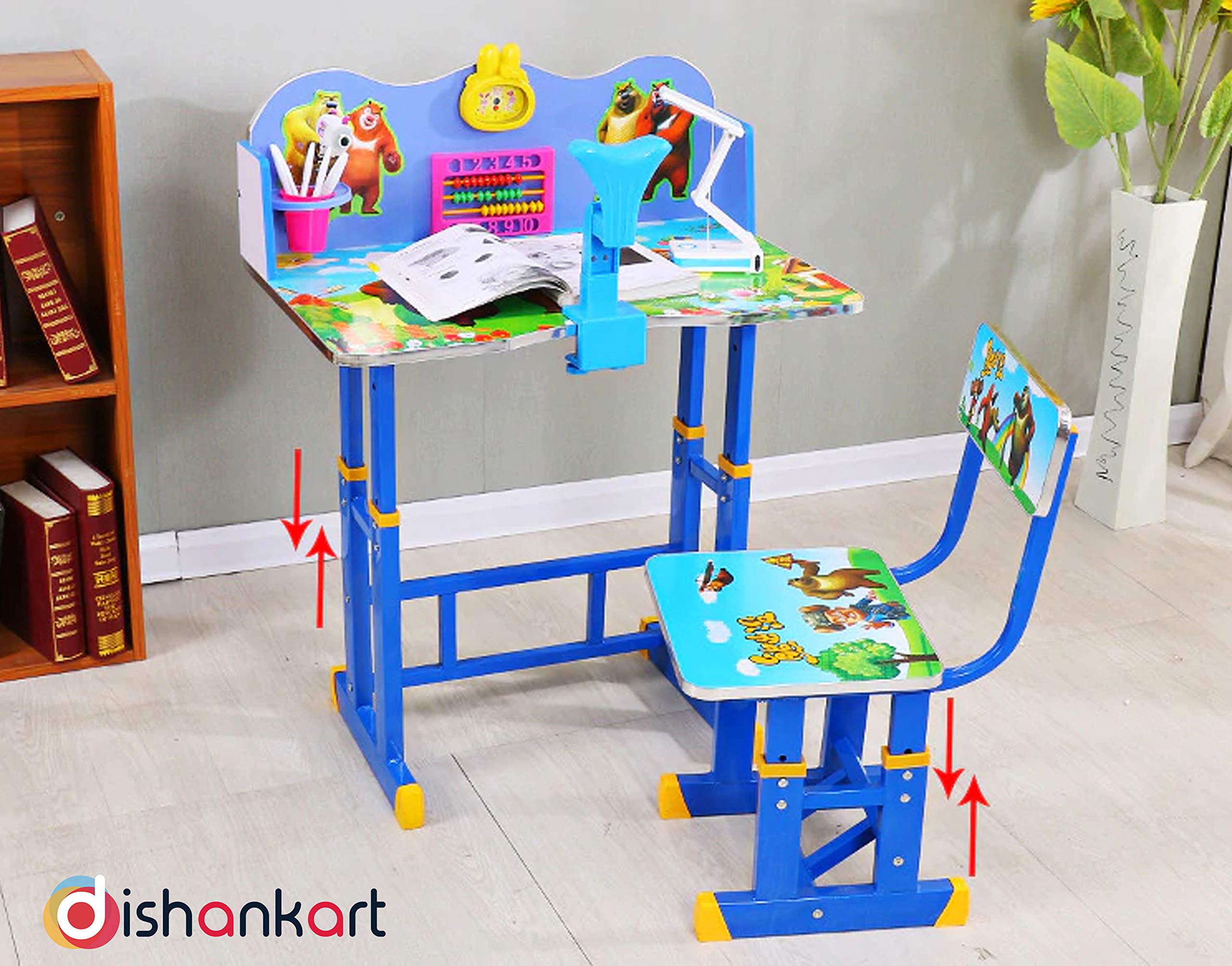 kidomate height adjustable study table and chair