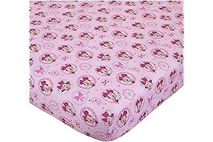 Disney Baby Minnie Mouse 'Bows Are Best' Flannel Crib Sheet