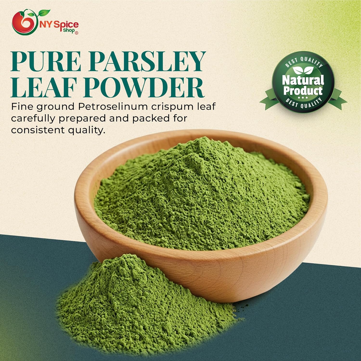 NY Spice Shop Parsley Leaf Powder (Petroselinum Crispum) - 3 Pound Dried Parsley Herb Powder - Fine Green Botanical Ground for Culinary Tea Seasoning and Herbal Use