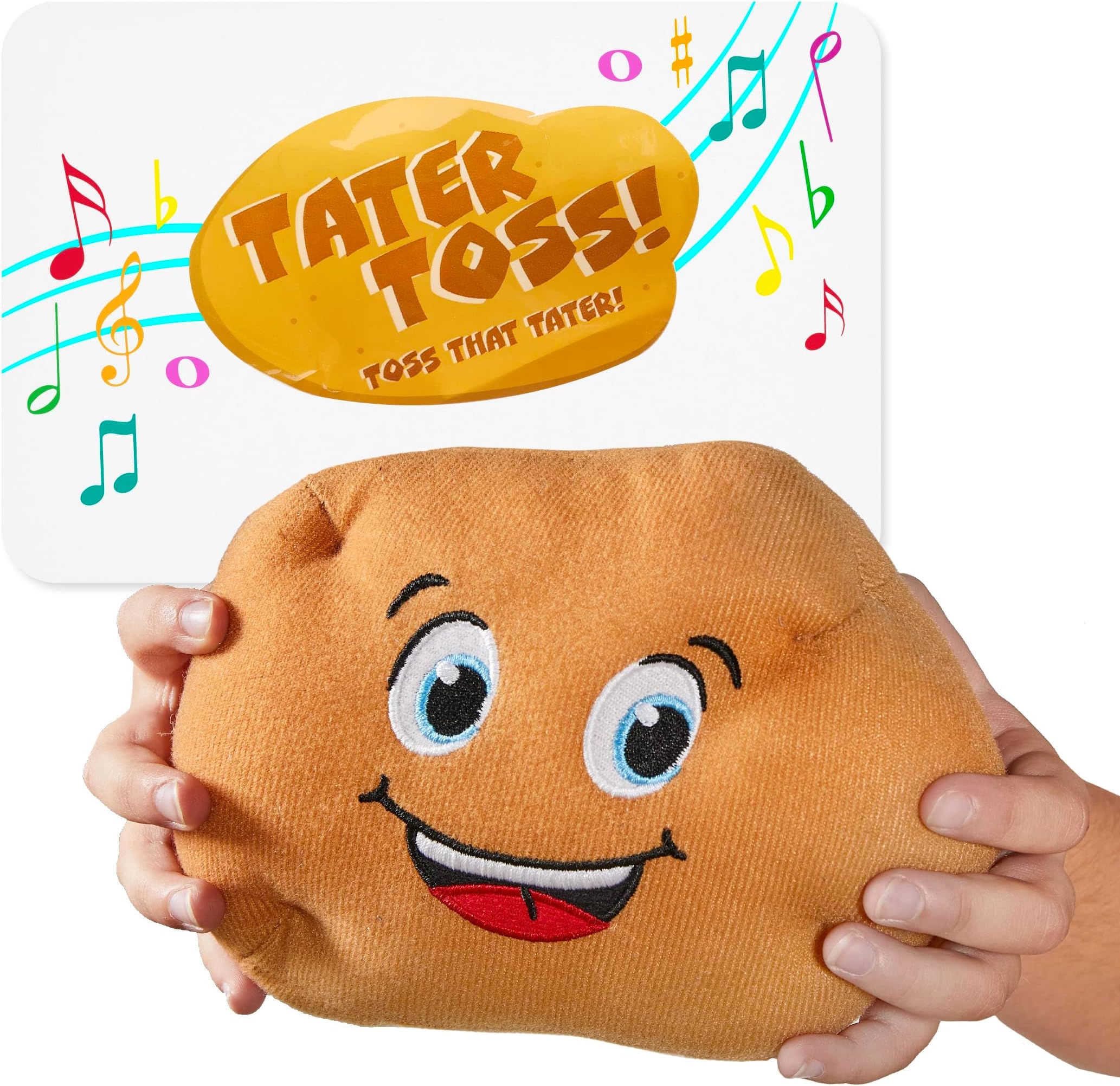 Tater Toss Electronic Hot Potato Game – Plush Potato Kids Party Game for Ages 4+, Interactive Family Passing Game