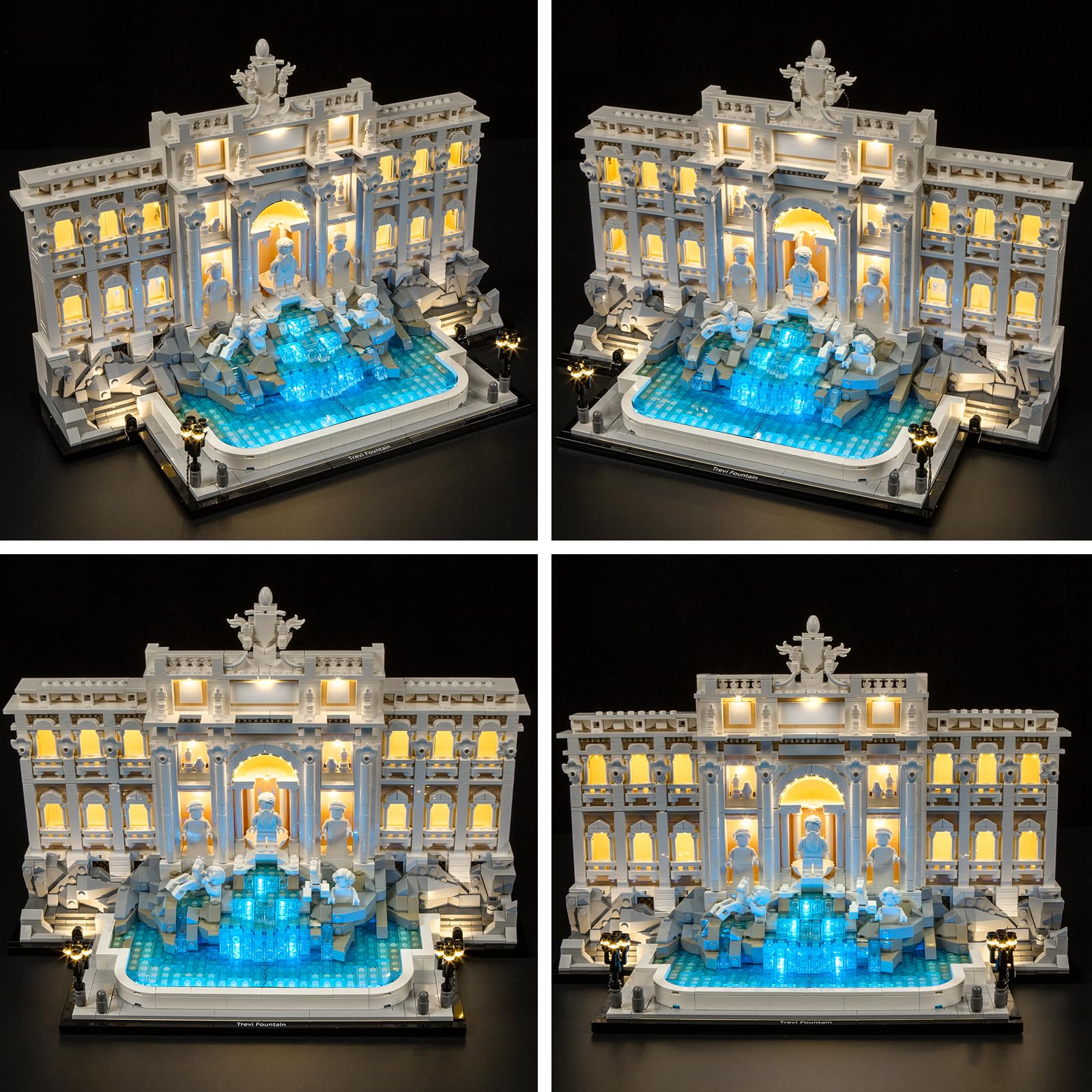 BRIKSMAX Light Kit for Lego21062 Trevi Fountain(Remote Control Version -Led-Innovative Led Lighting Compatible with Lego Architecture - Image 3