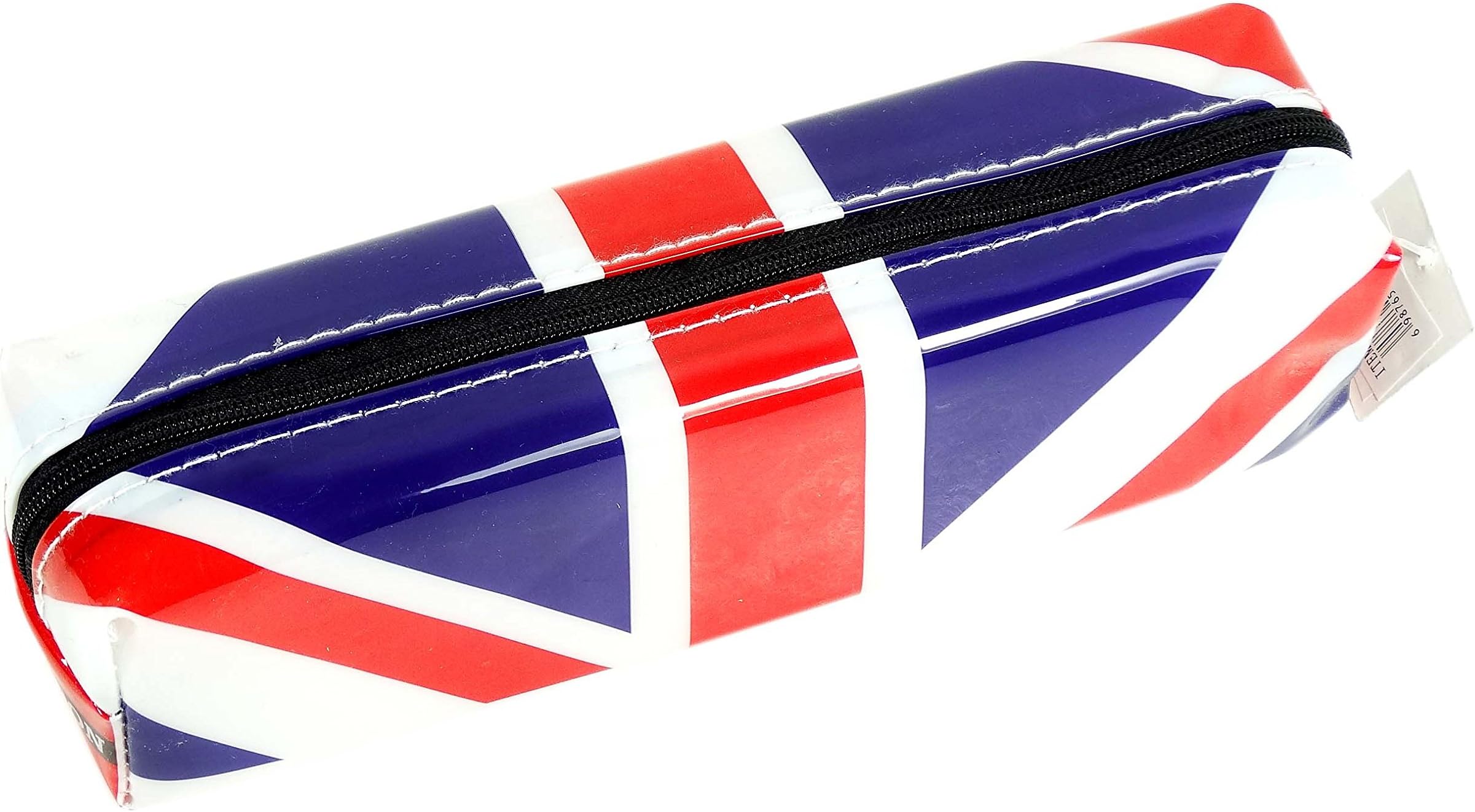 Stylish, Modern Union Jack Pencil Case, Collectible Royal Flag of England Souvenir! School Classroom Student Zip Souvenir / Speicher / Memoria! Distinctive, Fun Union Jack / British Flag Collectible, Portable Pencil Case! An Unforgettable London Souvenir! New, Collectible Pencil Case! Trousse / Mäppchen / Astuccio / Estuche!