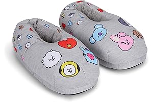 Ladies BT21 Plush Tata Slippers