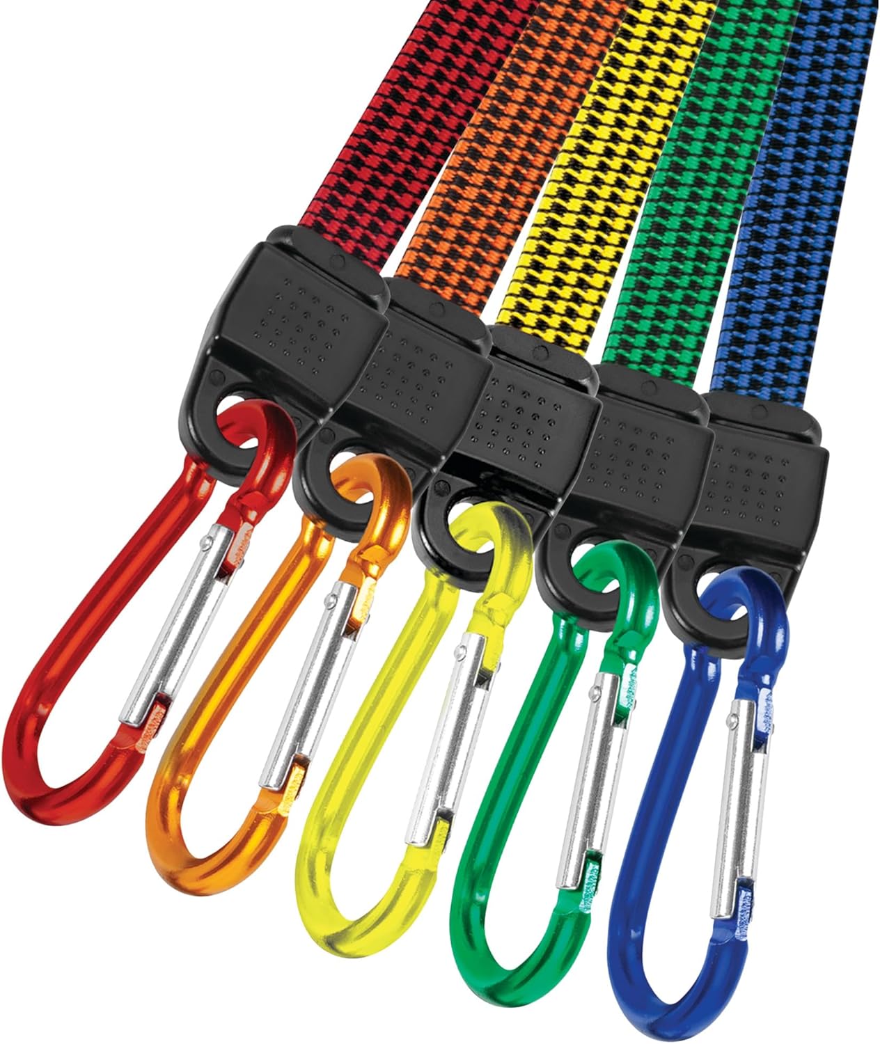 Performance Tool W1456 48-Inch Flat Bungee w/ Carabiner - Heavy Duty, Securely Fasten and Tie Down Cargo, Ideal for Trucks, Vans, and SUVs