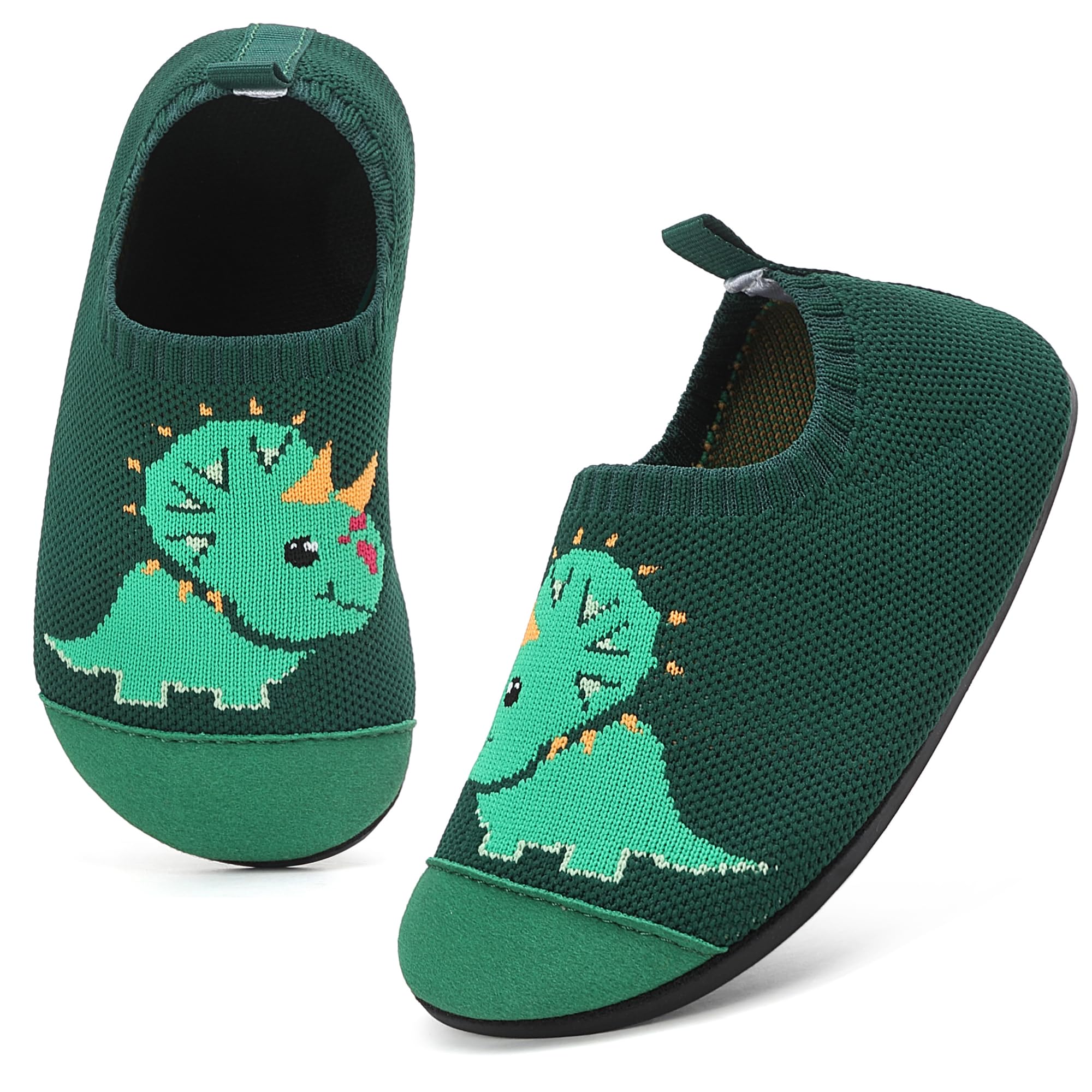 VOLHAL Hausschuhe Kinder Junge Leichte Rutschfeste Indoor Pantoffeln Mädchen Weich barfuss für Lauflernschuhe Kindergarten Slippers