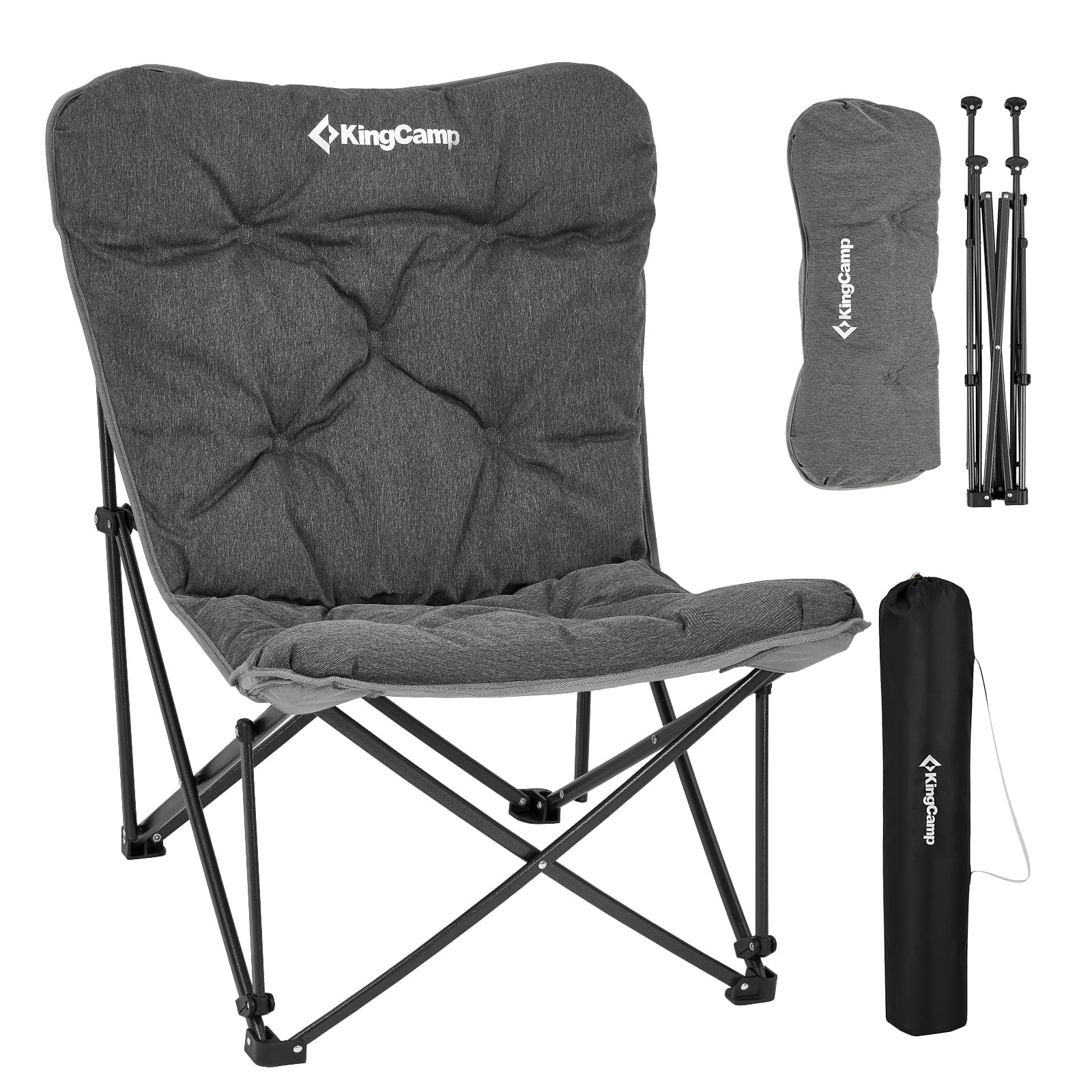 Amazon.co.jp: KingCamp キャンプ 椅子 バタフライチェア アウトドア