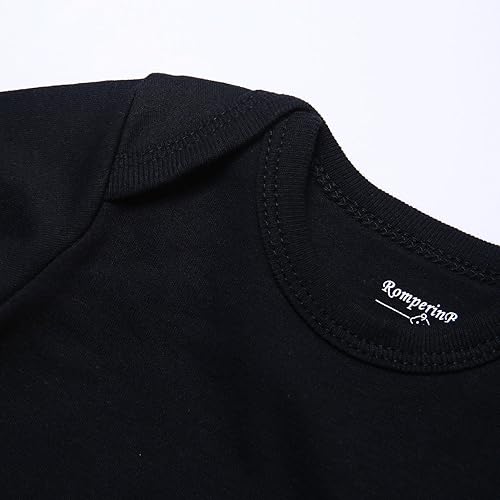 Miniatura 3 de ROMPERINBOX Unisex Baby Onsies Solid Baby Bodysuit Romper Blank for 0-24 Months Boys Girls