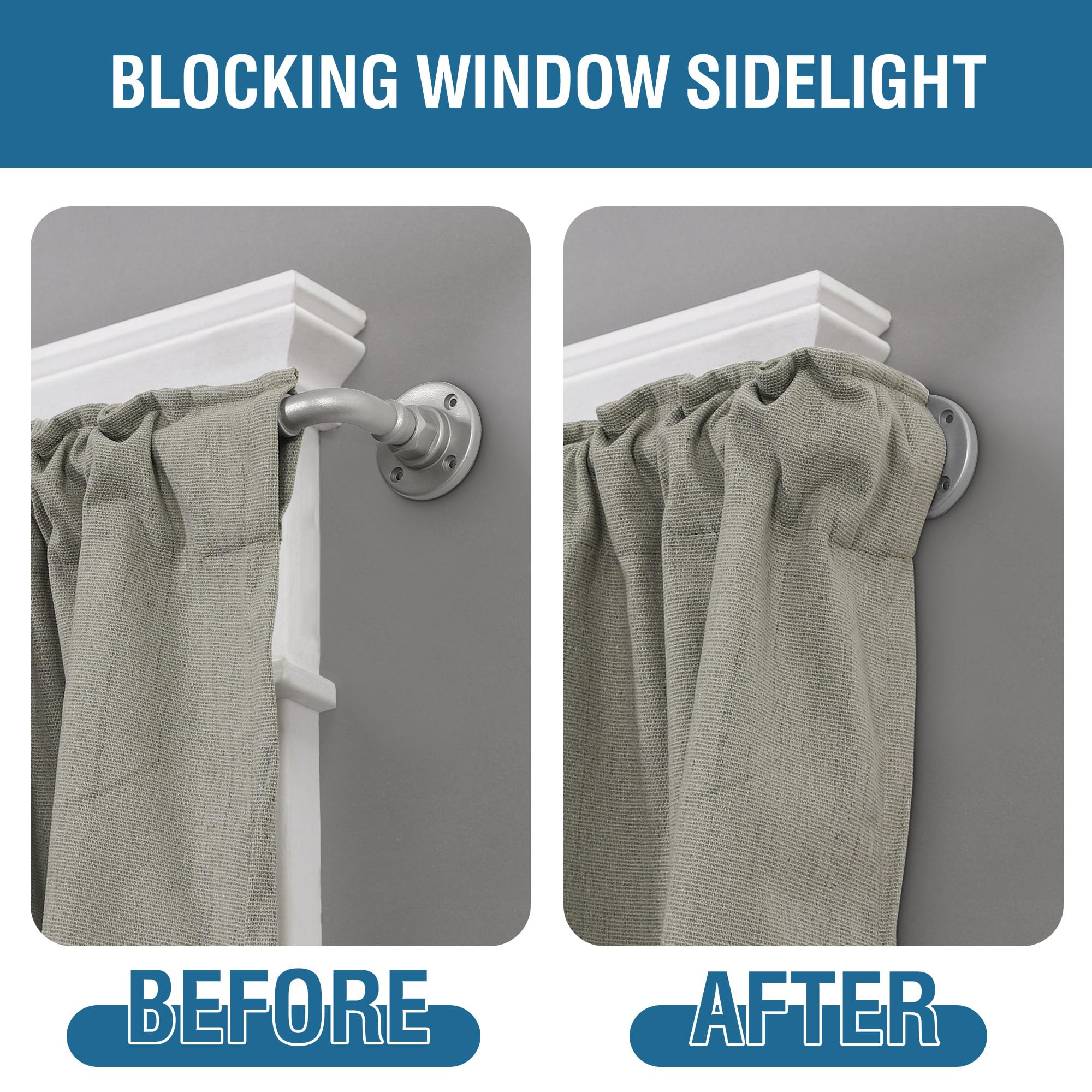 Barra Cortinas Extensible 3 Metros H.VERSAILTEX Barras De Cortina Dobles  Para Ventanas De 16.2 A Barra Cortina 3 Metros, image size:2000x2000