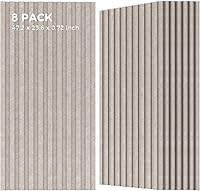 Vista 21 de Paneles acústicos grandes de dos capas, paquete de 4 paneles acústicos de 47.2 x 23.6 x 0.72 pulgadas, paneles acústicos de alta densidad, paneles