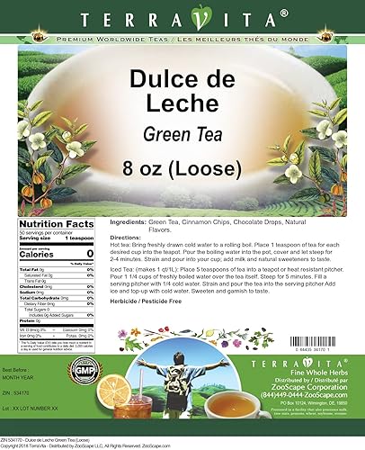 Miniatura 2 de Dulce de Leche Té Verde (suelto) (8 oz, ZIN 534170)