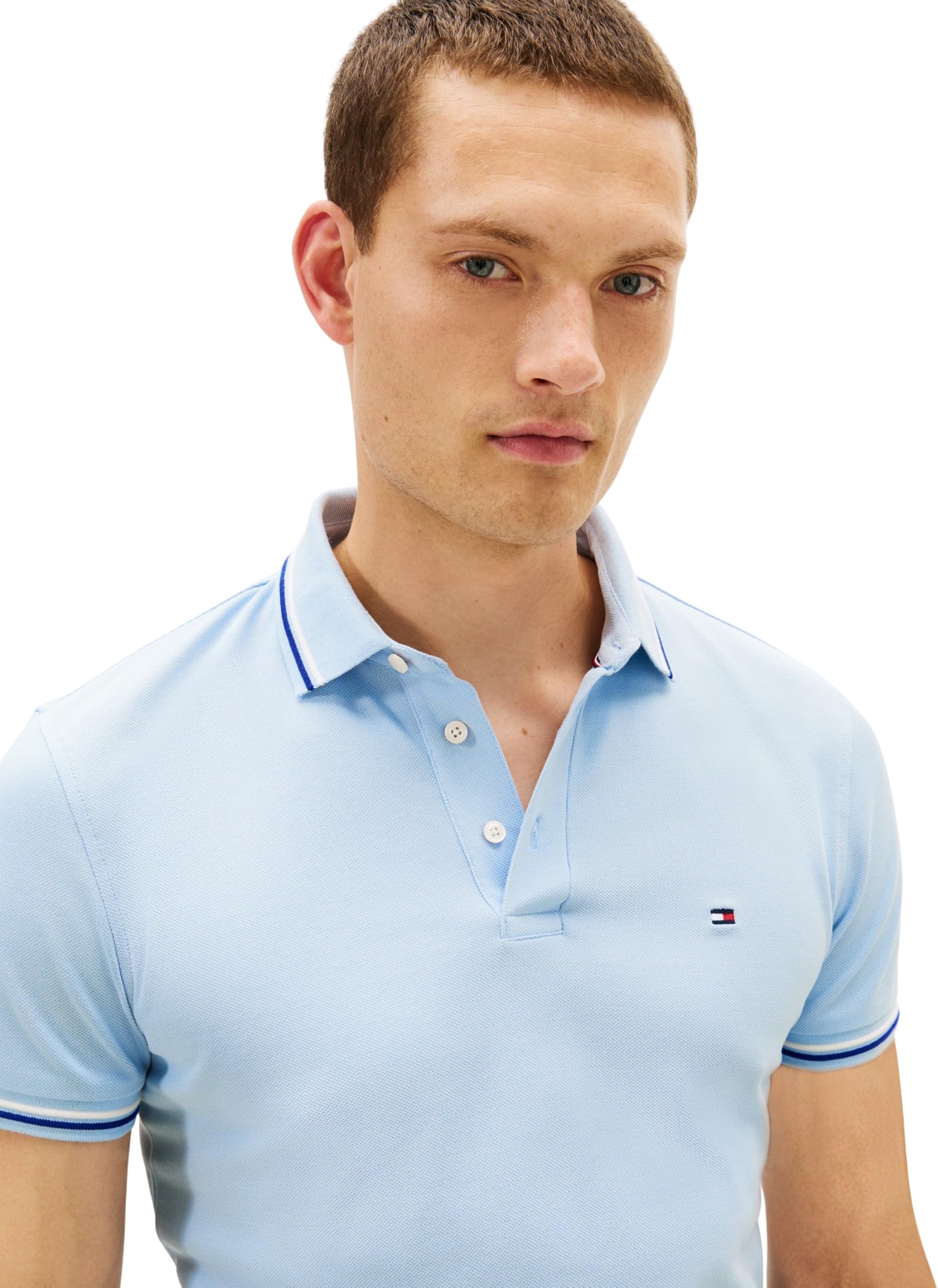 Tommy Hilfiger Polo Manches Courtes Homme Tipped Seasonal Slim Fit